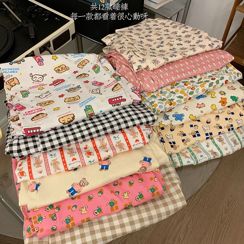 Pyjama Femme Hiver Pyjama Femme Kawaii Hiver - Pantalon Long Chat Dessin Animé - Flanelle Douce Confortable Pyjama Personnage