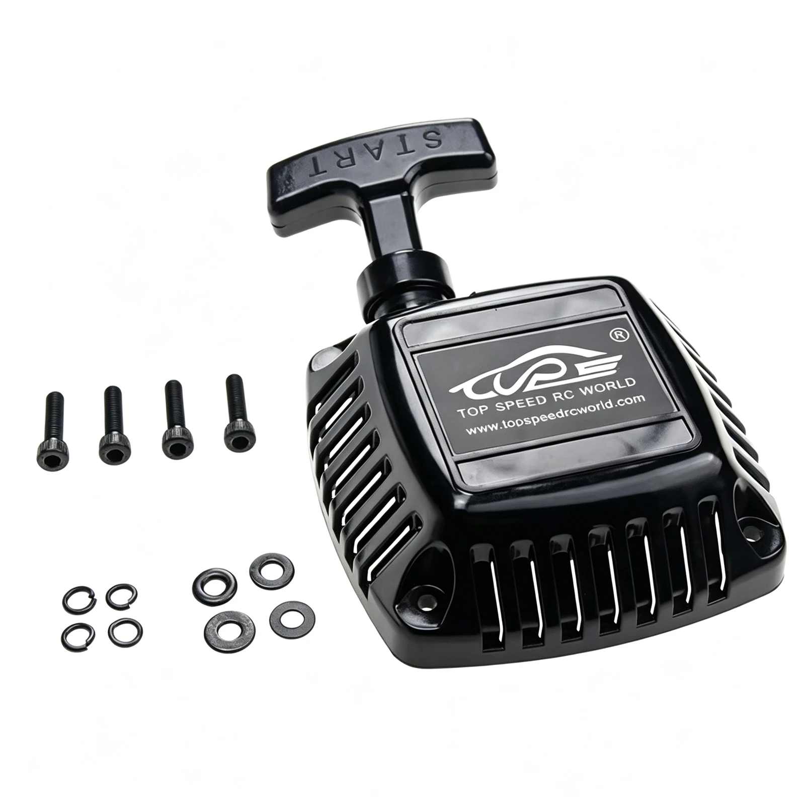 Aggiornamento HD 23cc 26cc 29cc 30.5cc motorino di avviamento per 1/5 Hpi Rofun Rovan Km Mcd Redcat Rcmk FG Baja Losi 5ive T Rc ricambi auto - immagine 2