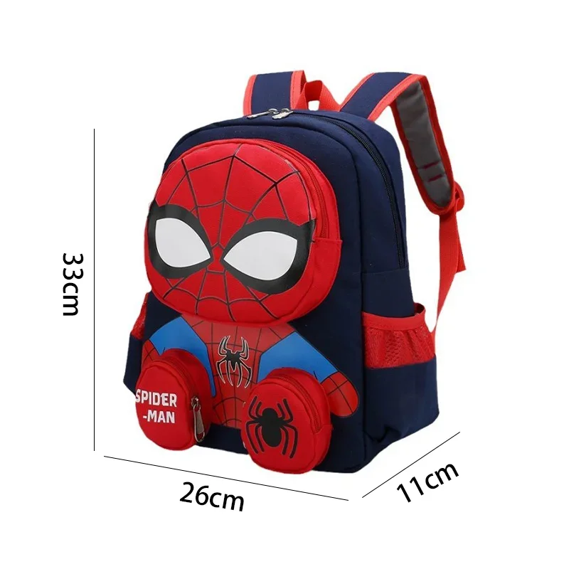 MINISO Disney Super Heroes Spider Man Children School Book Bag Cute New Personalized Cartoon Print Backpack for Boys Best Gift 6