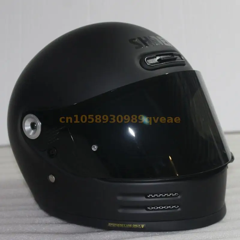Helmet Motorcycle Harley Matte Black Helmet Protective Helmet Shoei Glamster Retro