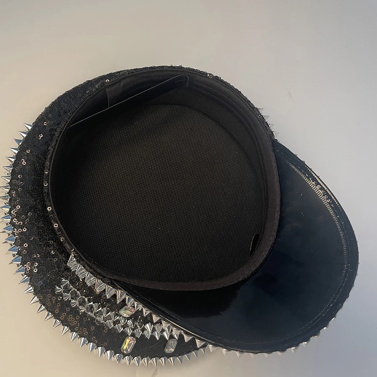 3 Color Steampunk Military Hat spike Captain Cap For Women Men Sergeant Hat Hen Do Festival Birthday Part Can Customize
