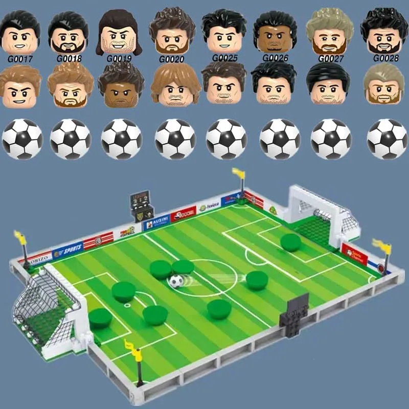 Stade De Football Fait à Partir Du Bloc En Plastique De Lego Image stock  éditorial - Image du amusement, bavière: 54635449