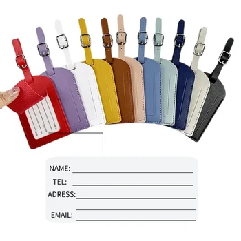 PU Leather Luggage Tag 1