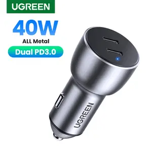 UGREEN 130W Chargeur Voiture USB C PD QC 3.0 ave…