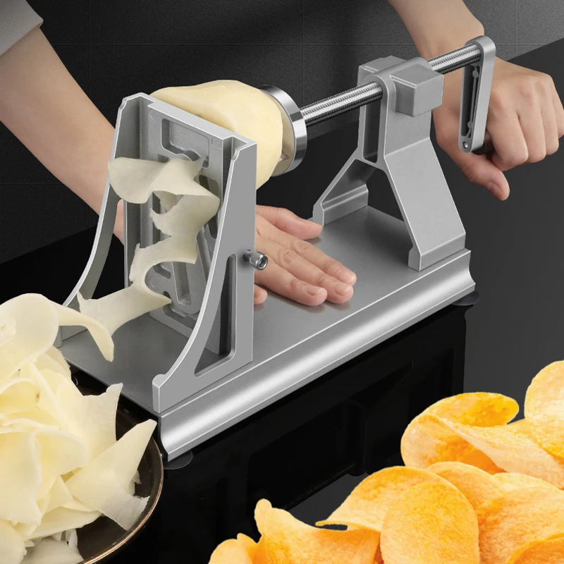 Metal Vegetable Spiralizer 3 Blades Potato Slicer Noodles and