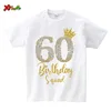 Diamond 60th Birthday Queen Shirt Family Matching Outfit Birthday Crew TShirt 60th Party Custom Name Shirt Family Birthday Squad 5