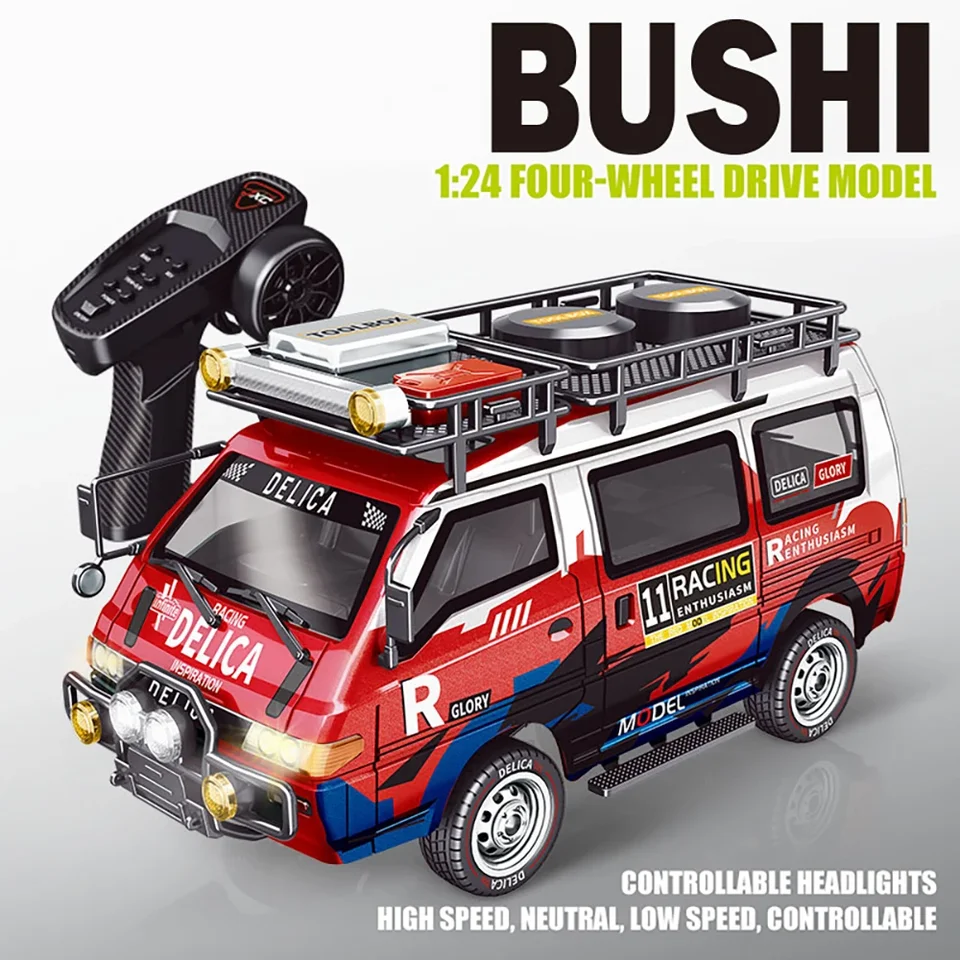 JXC デリカ 4WD バージョン 1/24 シミュレーション電動モデルカー