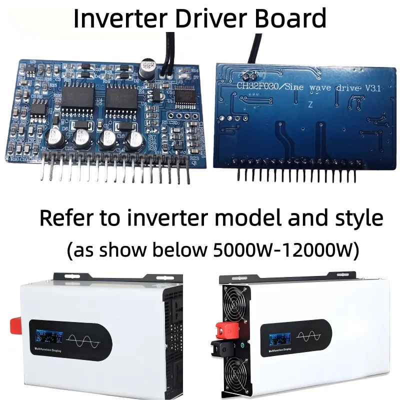 5KW 6KW 8KW 10KW 12KW DC 12V-96V To AC 110V 220V Inverter Accessories ...