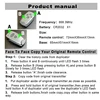 2pcs Marantec 868MHz Garage Door / Gate Remote Control Clone Marantec Digital 302 304 382 384 313 321 312 868 Hand Transmitter 4