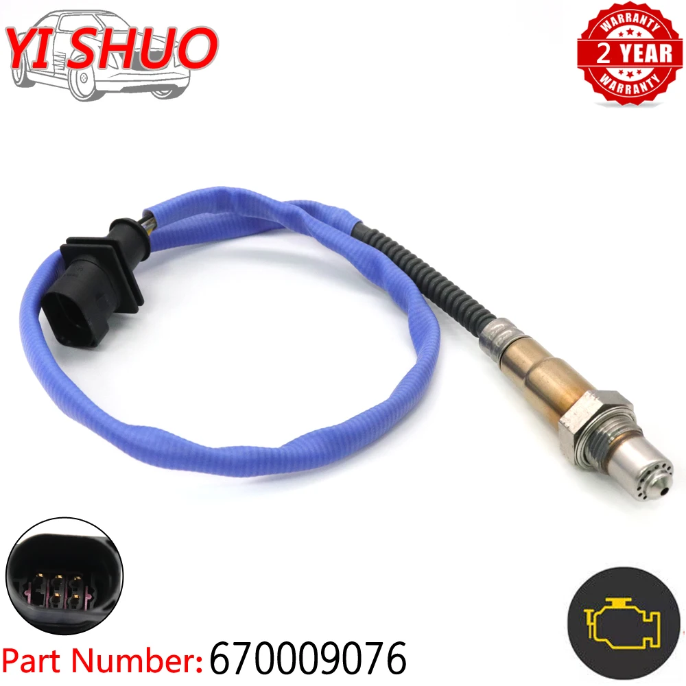 

670009076 5 Wires Front Air Fuel Ratio Lambda O2 Oxygen Sensor For Alpha-Romeo Giulia Stelvio Maserati Ghibli Quattroporte