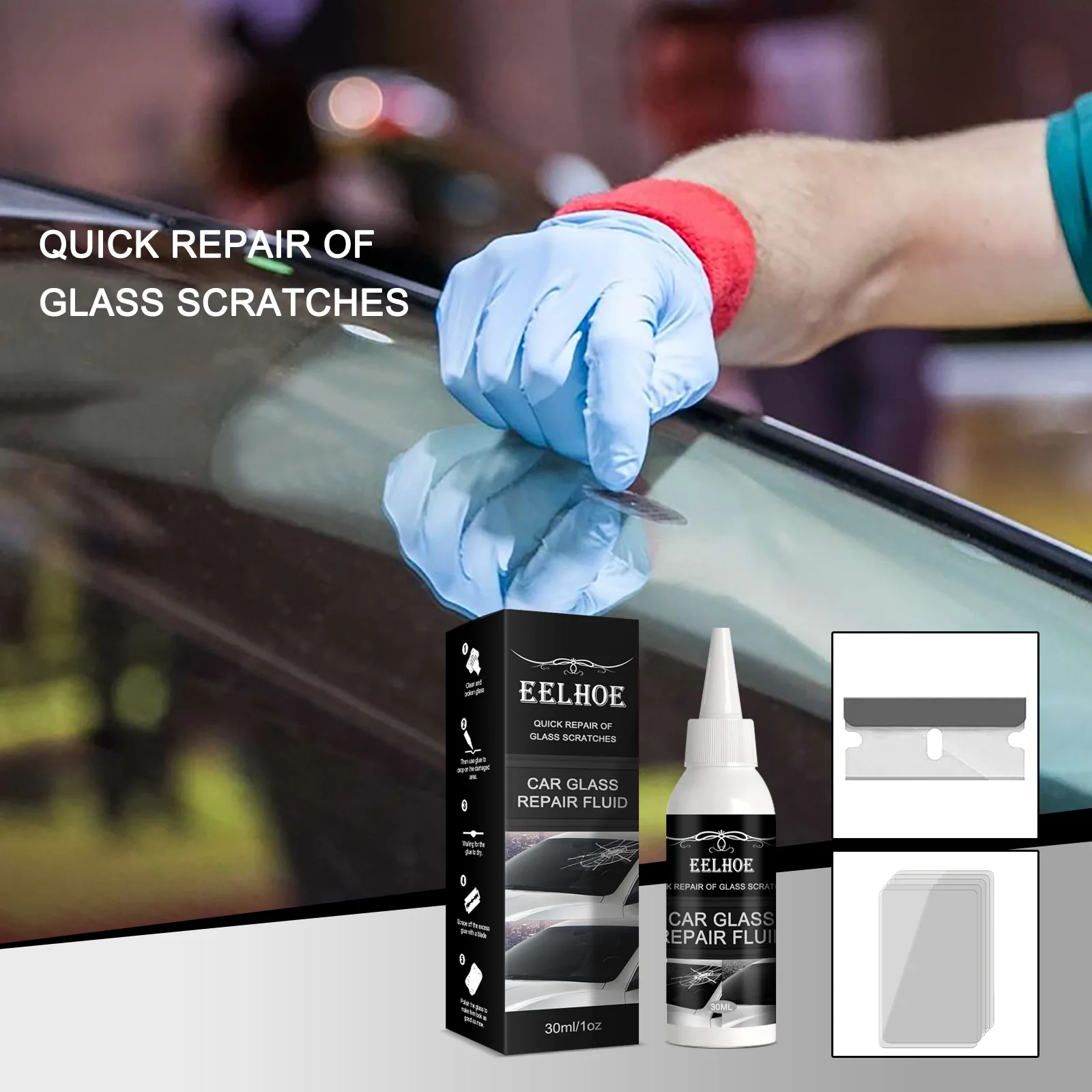 Automotiveglassrepairadhesivewindshieldrepaircrackadhesiveglass