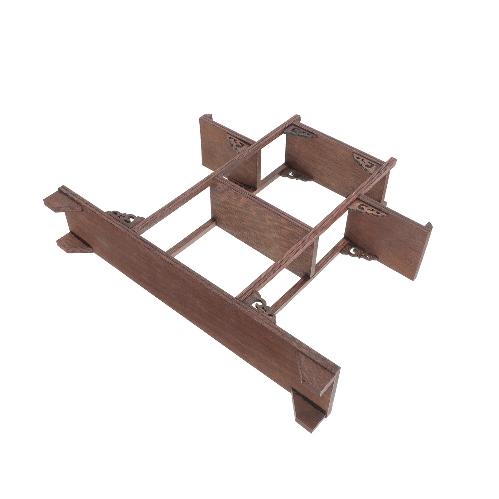 

Display Stand Craft Displaying Frame Wooden Storage Rack