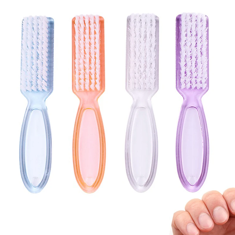 Description Picture 4 of item1Pc Acrylic Nail Brush Nail Art Manicure Pedicure Soft Remove Dust Plastic Cleaning Nail Brushes File Tools