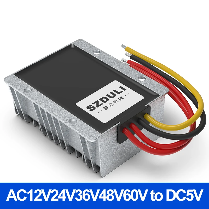 

AC 12V24V to DC 5V converter AC36 to DC5V monitoring power AC48V 60V to DC5V power supply step-down module