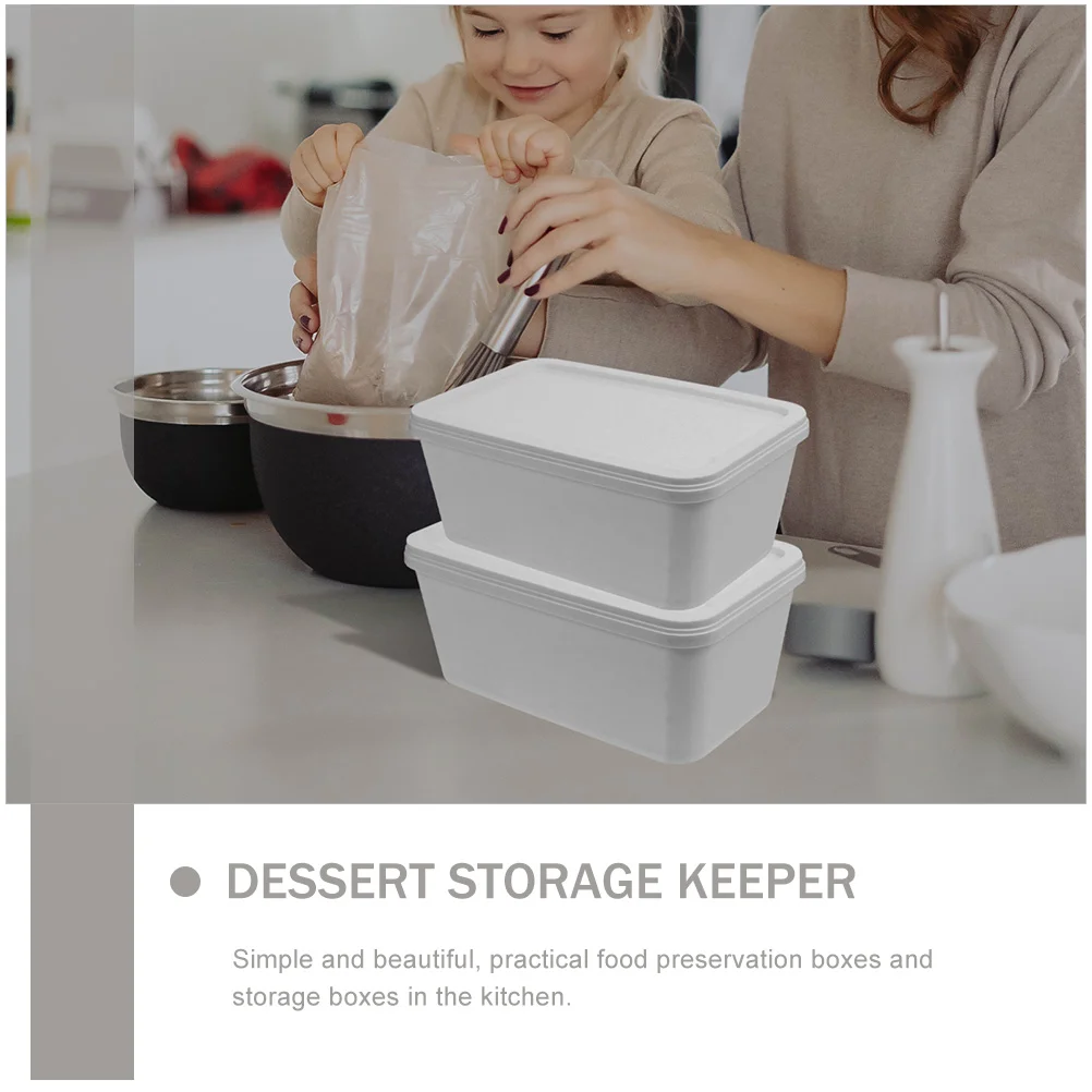 Ice Cream Box Household Storage Keeper Tub Containers for Kitchen Lunchbox Reusable Fruit Freezer Pp ice cream bowl