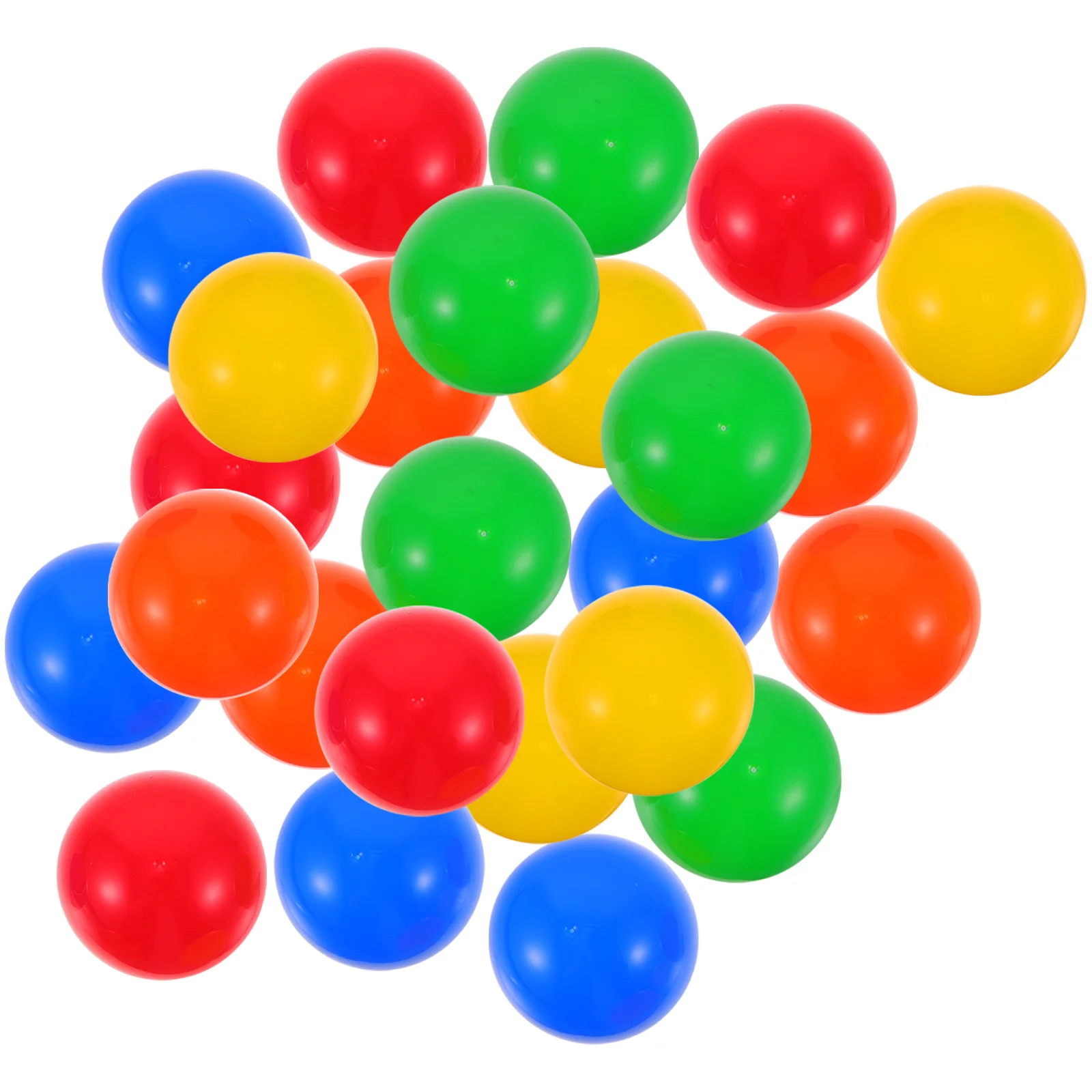 25 Pcs Bingo Balls of Pong Size Lottery Toys Sphere Game Screw Raffle Clear Pvc