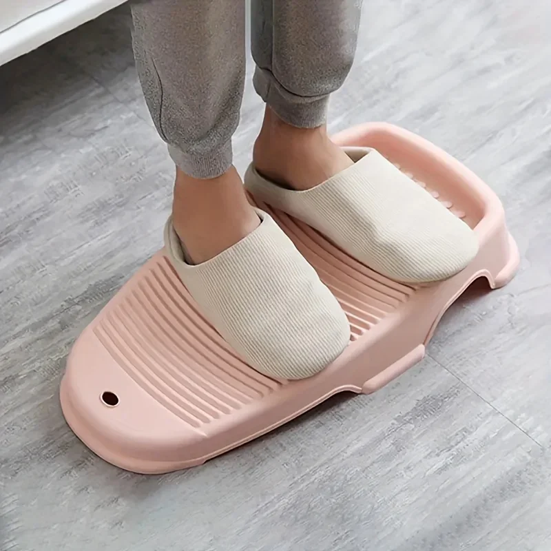 Laundry Board Compact and Sturdy Anti Slip Washboard with Soap Storage Material Ideal for Delicate and Small Items