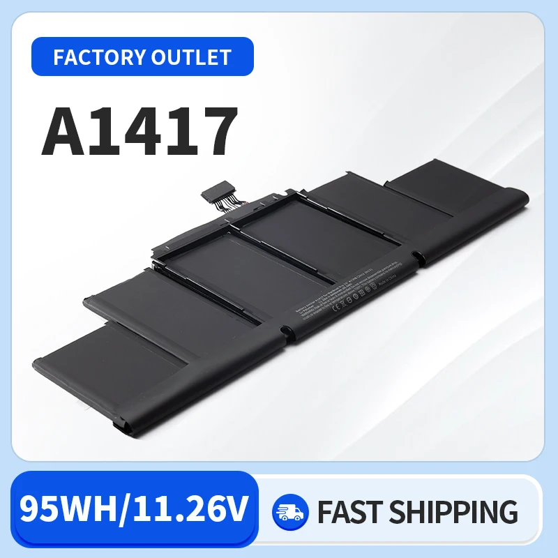 

Somi A1417 Laptop Battery for Apple A1398 (2012 Early-2013 Version) for MacBook Retina Pro 15" fits ME665LL/A ME664LL/A