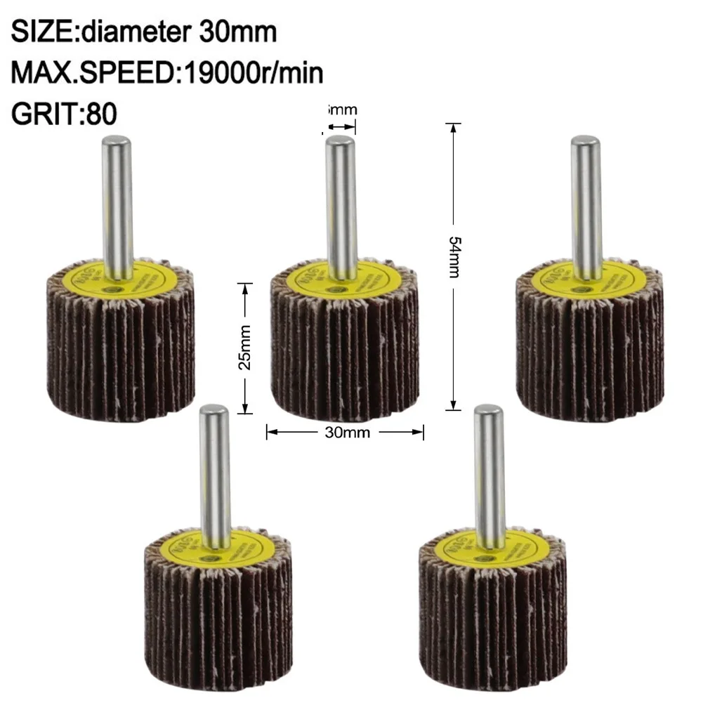 5pcs1640mmDiameter80GritSandingFlapWheelDiscForEngraving