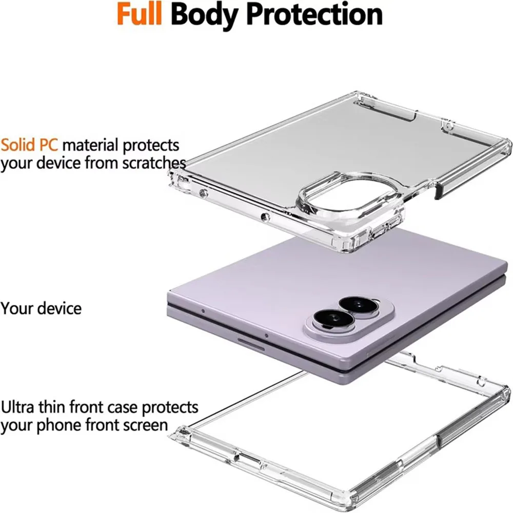Ultra Thin Shockproof Transparent Slim Hard Cover Case