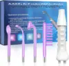 4pcs Violet Tubes High Frequency Facial Wand Portable Handheld Purple High Frequency Facial Machine Remove Wrinkles Acne 1