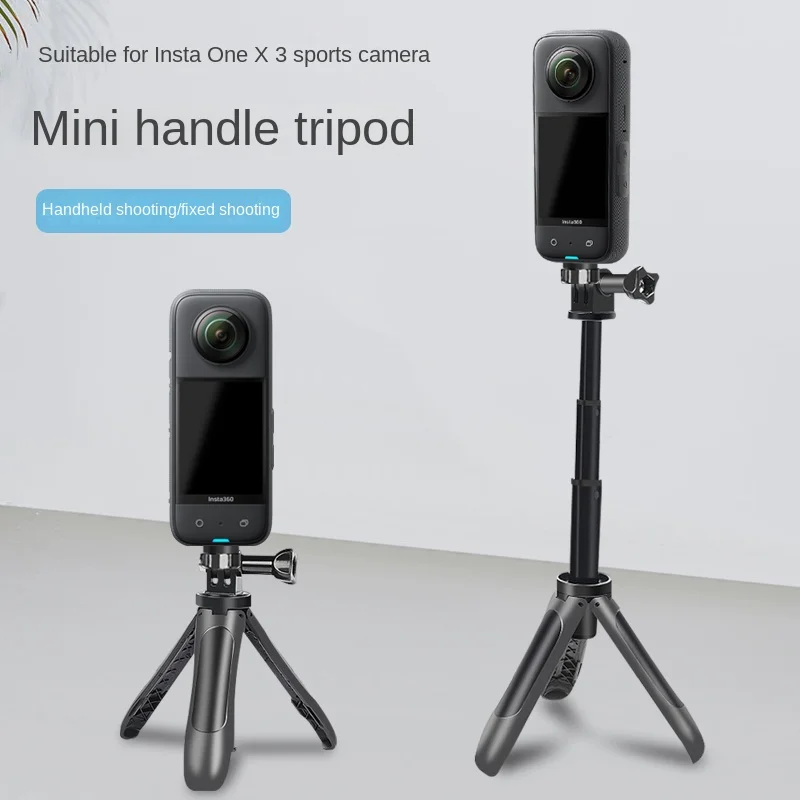 

for insta360 X4 X3 one X2 desktop tripod For insta 360 one x 2 accessories rod mini selfie stick