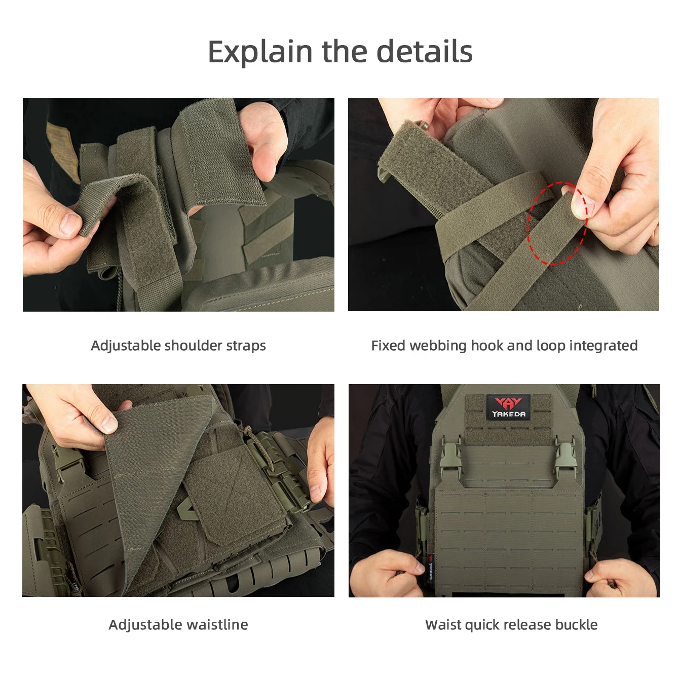 Nylon Abrasion Resistant Tear Resistant Vest for Hunting
