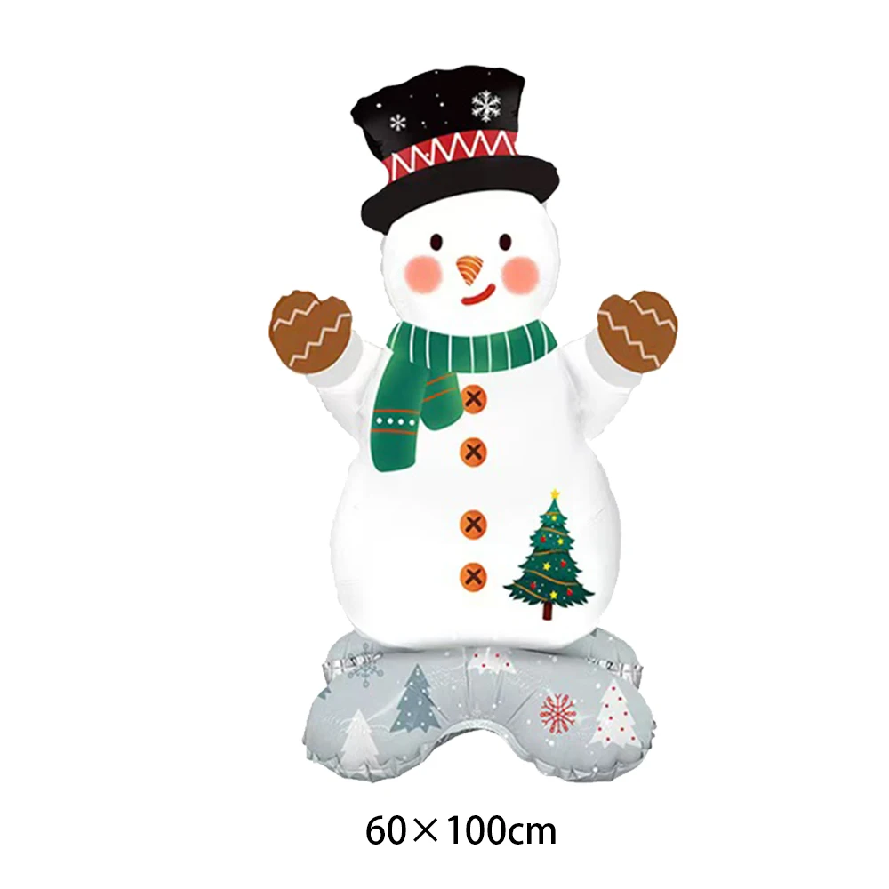 Großer stehender Weihnachtsbaum, Schneemann, Ballon, Elch, Weihnachtsmann, Ballon, Weihnachtsballon, Dekor 2025, Weihnachtsdekoration, Weihnachtsdekoration – Detail 6