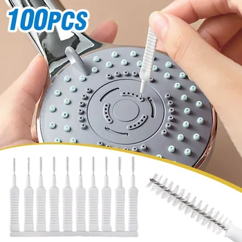 Spazzola piccola in nylon Soffione doccia Foro per telefono cellulare Foro piccolo Gap Spazzola per pulizia Strumenti per la pulizia della casa Forniture Gadget 1