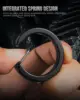 TIMULTI Round Carabiner Clip,and Magnetic Quick Release Keychain,Detachable Rotatable Key Chain Connector 3