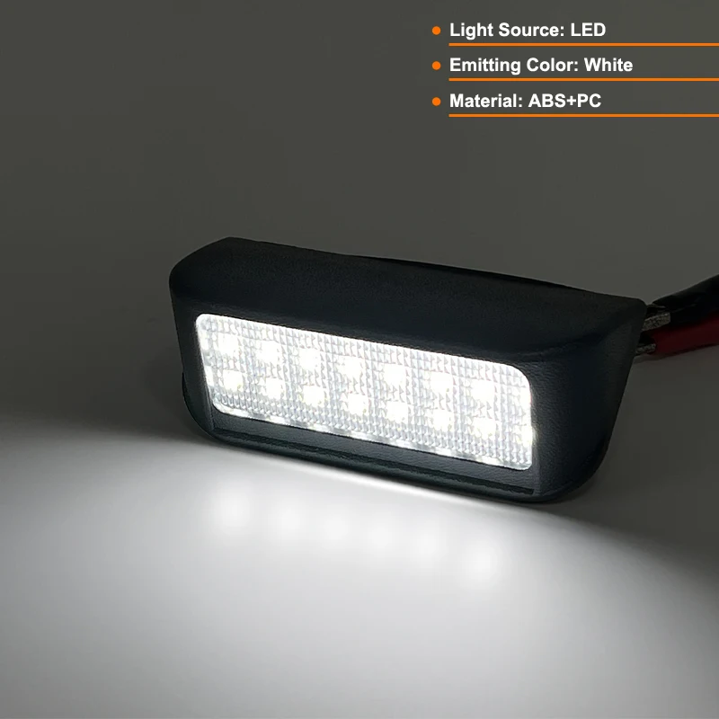 2x Rear Number Plate Lamp For Citroen Berlingo Peugeot Partner Tepee - 6340.G7 | UK
