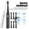 Sonic Electric Toothbrush USB Rechargeable High Frequency Cleaning 5 Cleaning Modes for Adults IPX7 Waterproof DuPont Brush Head 6