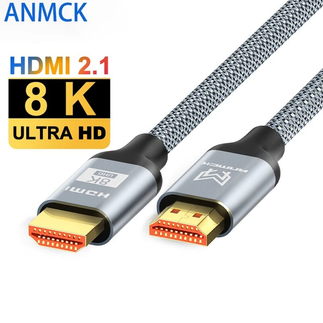 Certified Ultra High Speed HDMI Cable (2.1 8K HDR eARC) Dolby Vision Dolby  Atmos (6FT)