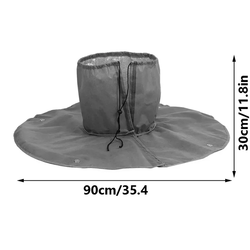 【뜨거운 판매】식물 커버 서리 보호 Drawstring 식물 커버 Tre에 대한 방수 부동액 겨울 Drawstring 식물 커버