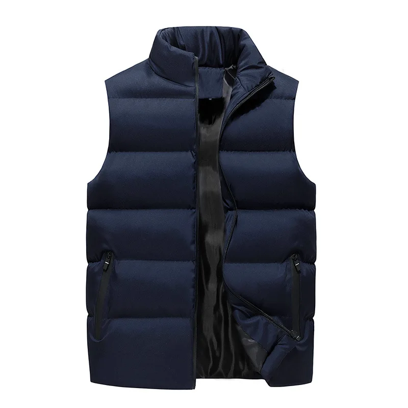 Soft Padded Waistcoat Men Lightweight Waistcoat Stylish Men's Winter Vest Warm Windproof Sleeveless Outerwear for Outdoor fashionable vests sleeveless vests sleeveless vest