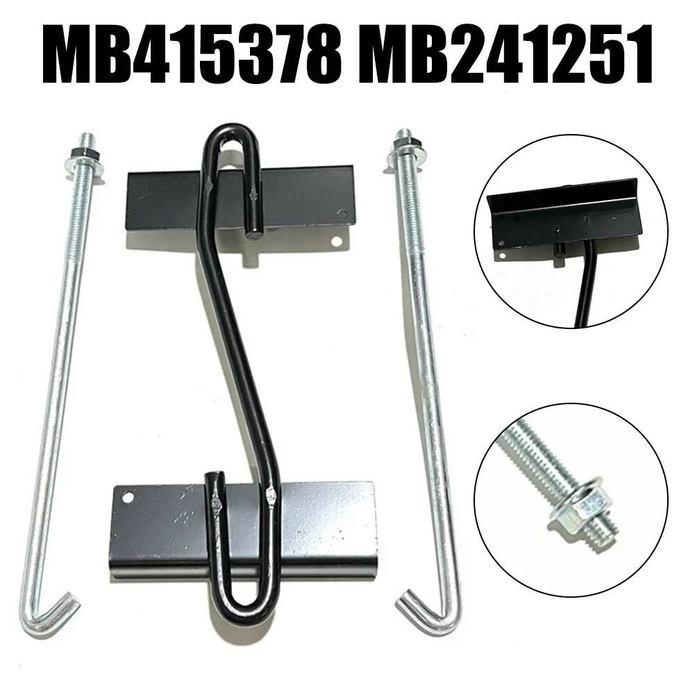 Metal Car Battery Tray Adjustable Hold Down Clamp Bracket Battery Holder For Mitsubishi Pajero Montero MB415378,MB241251