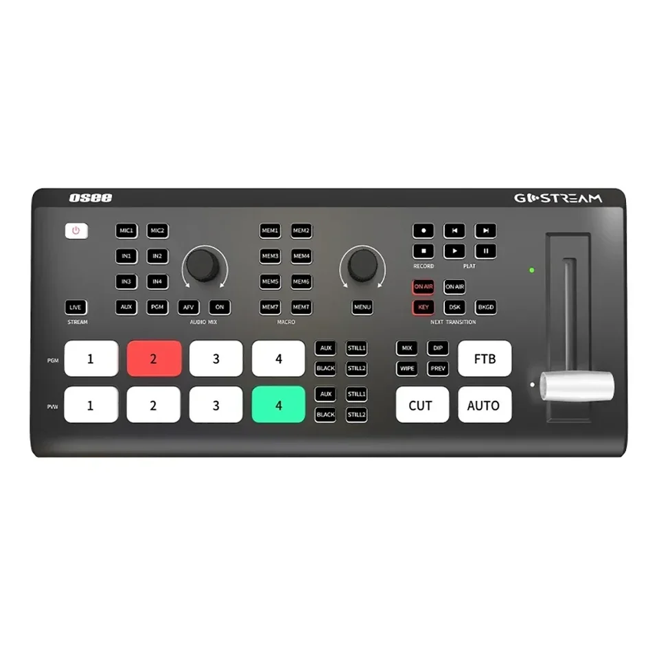 Osee GoStream Deck ビデオスイッチャー 4ch HDMI OSEE GoStream Deck Video Switcher 4 Channel HDMI Receiving
