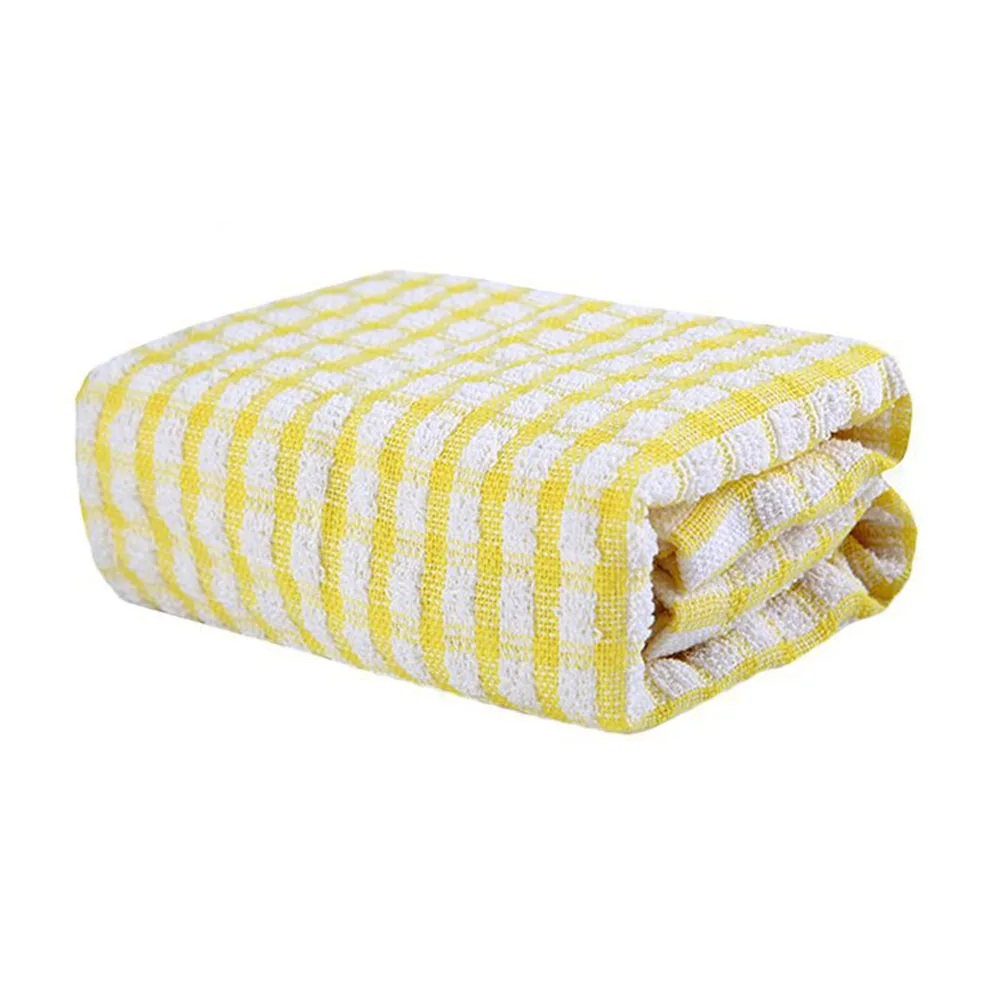 Kitchen Kitchen Towels Yellow 38x69cm 8PCS Absorbent Bar Cloth