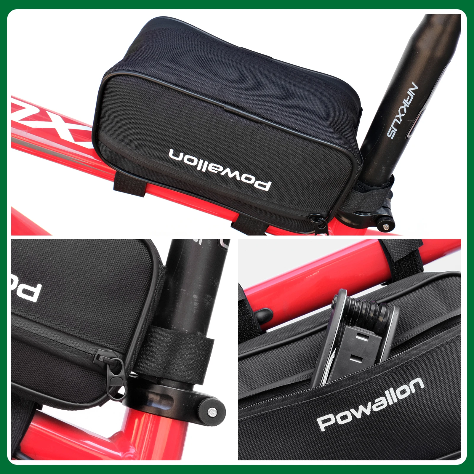 Durable Waterproof E-Bike Controller Bag with Independent Pocket for Commuting and Long-Distance Riding