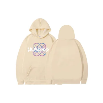 2025Winter Korean and Japanese Style Loose Drop Shoulder Casual Style Simple Commuting Style Autumn Winter Hooded Sweatshirt 3