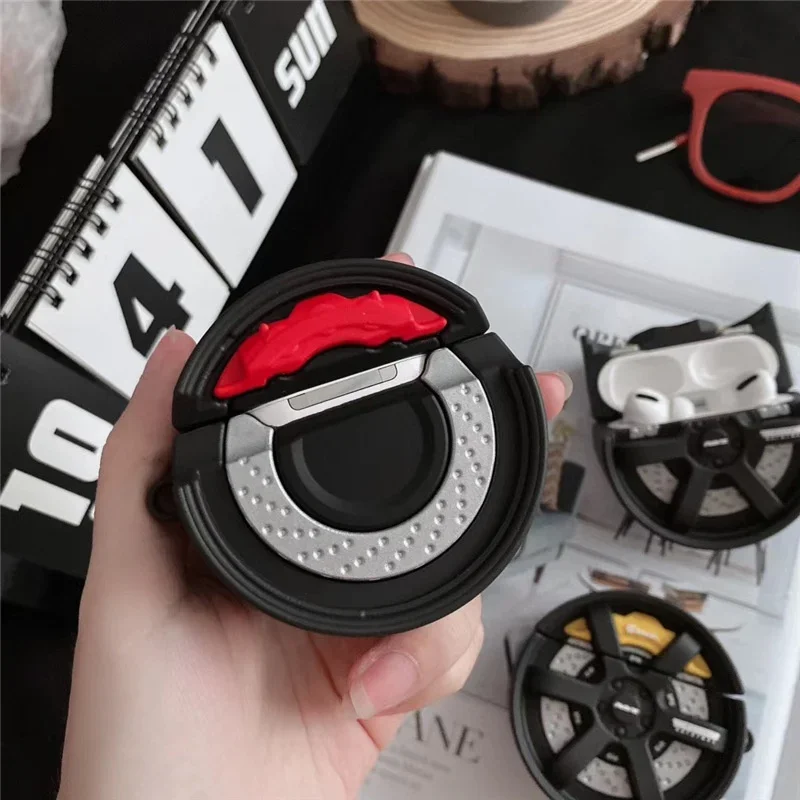 Personalized Creative Tires Silicone Earbud Charging Case Cover