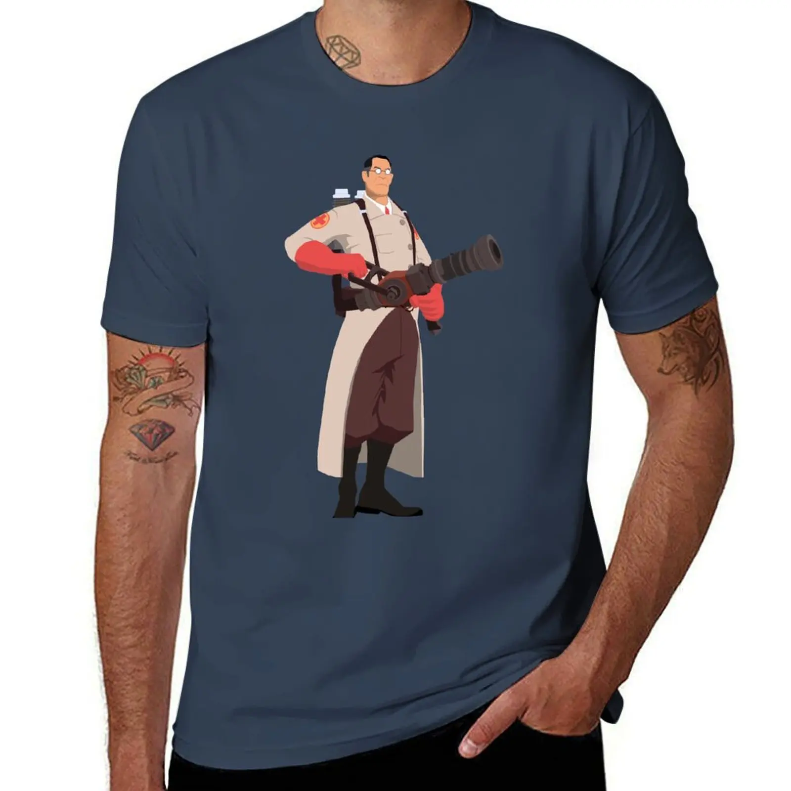 

Team Fortress 2 - Medic T-shirt customizeds sweat sweat shirts, men