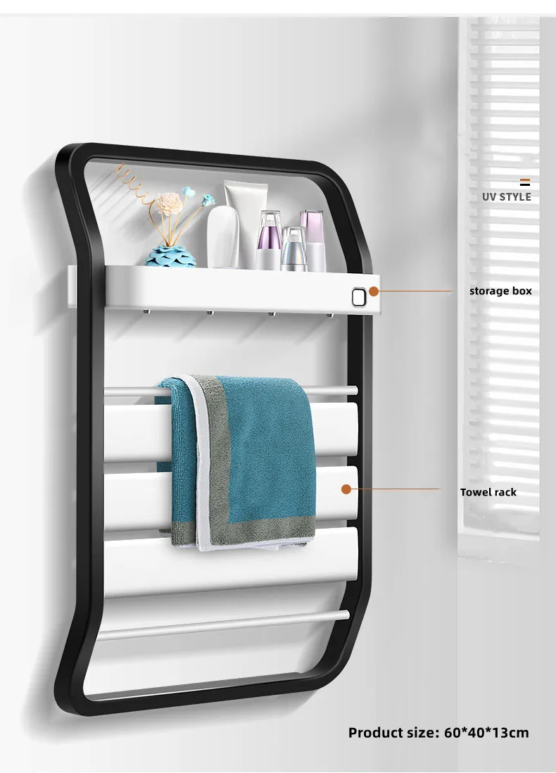 Electrical Towel Warmer Dryer Rack Smart constant temperature Bathroom  Accessories UV sterilization Heating Towel Rack - AliExpress