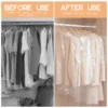 90pcs Clear Plastic Dry Cleaner Bags, 35.4 Inches, Dust-Proof Garment Covers w/ Secure Closure for Hanging Clothes & Storage 6