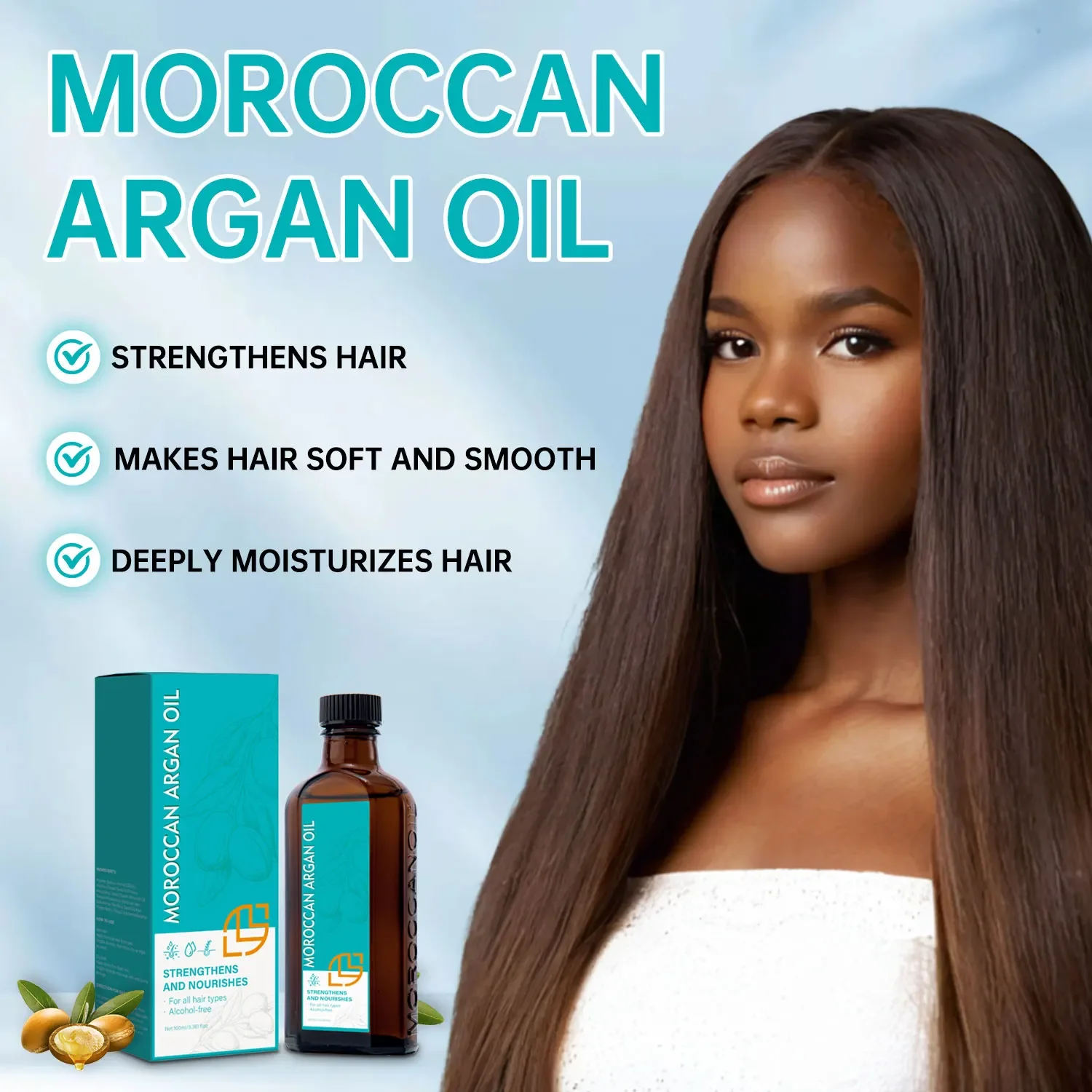Morocco Hair Essential Oil 100ML Nourish Scalp