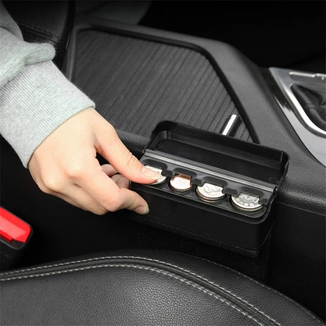 Portamonete per interni auto portamonete nero portamonete per auto  portamonete per auto portamonete in plastica portamonete contenitore  Organizer per riporre - AliExpress