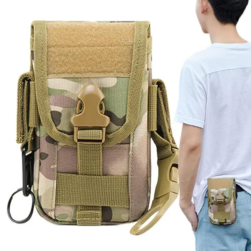 

Molle Phone Holster Utility Cell Phone Holster Pouch Molle Attachment Belt Holder Utility Gadget Loop Belt Waist Bag Card Holder