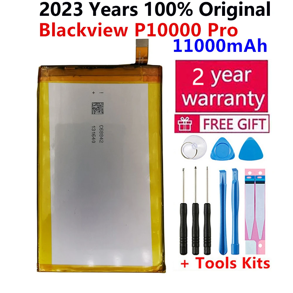 

High-quality 100% original battery for Blackview P10000 Pro 11000mAh battery Batteries+Tools