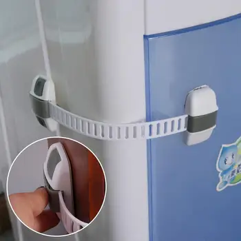 다기능 어린이 안전 잠금 장치, 안티 클램프 서랍 잠금 장치, 핀치 방지 플라스틱 냉장고 안전 버클, 아기 안전 유지, 20cm