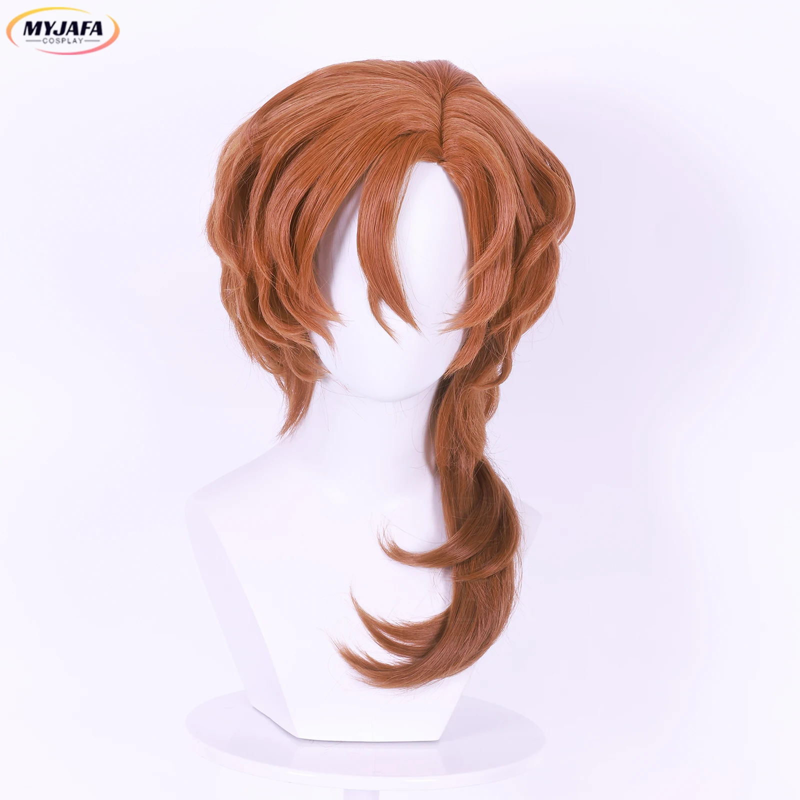Wirklich hochwertige Anime Chuya Nakahara Chuuya Cosplay Perücke hitzebeständige Kunsthaarperücken + Perückenkappe – Detail 7